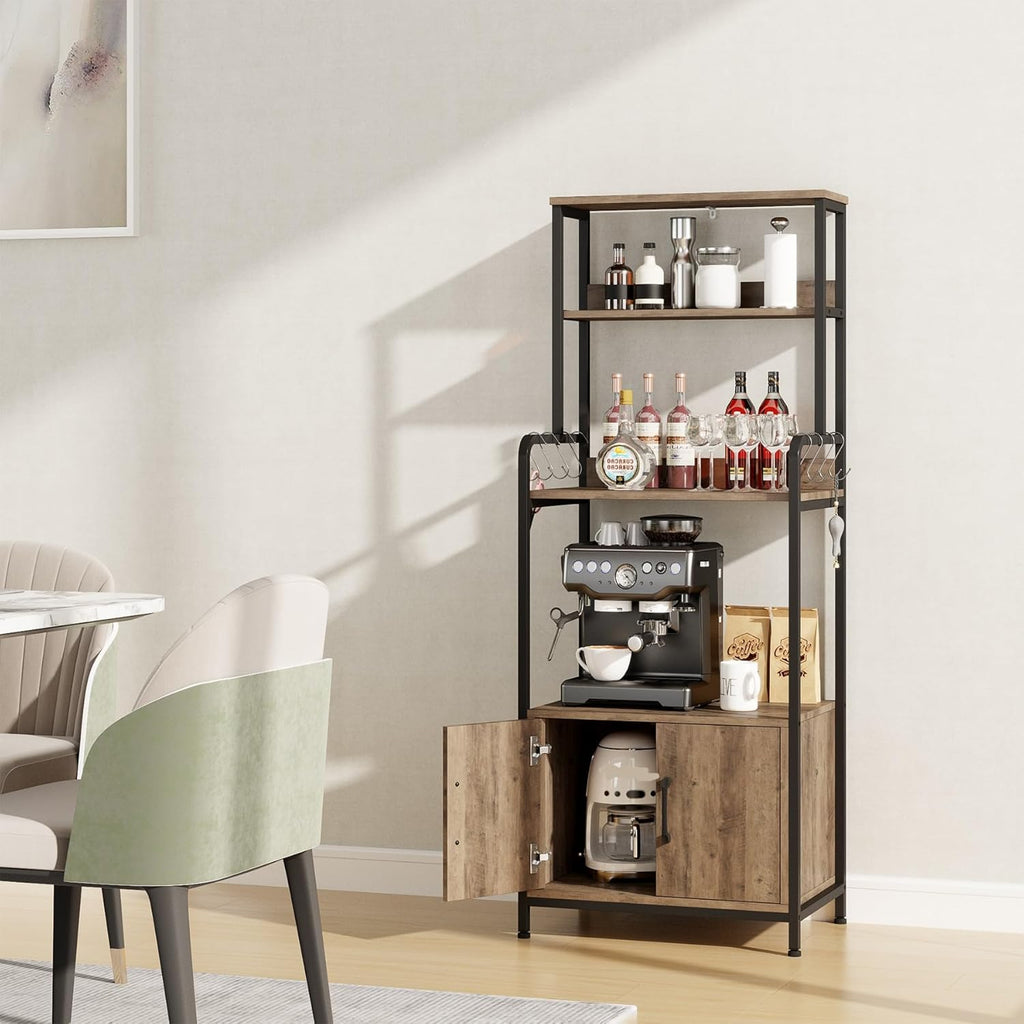 5 Tier Storage Unit with 8 Hooks