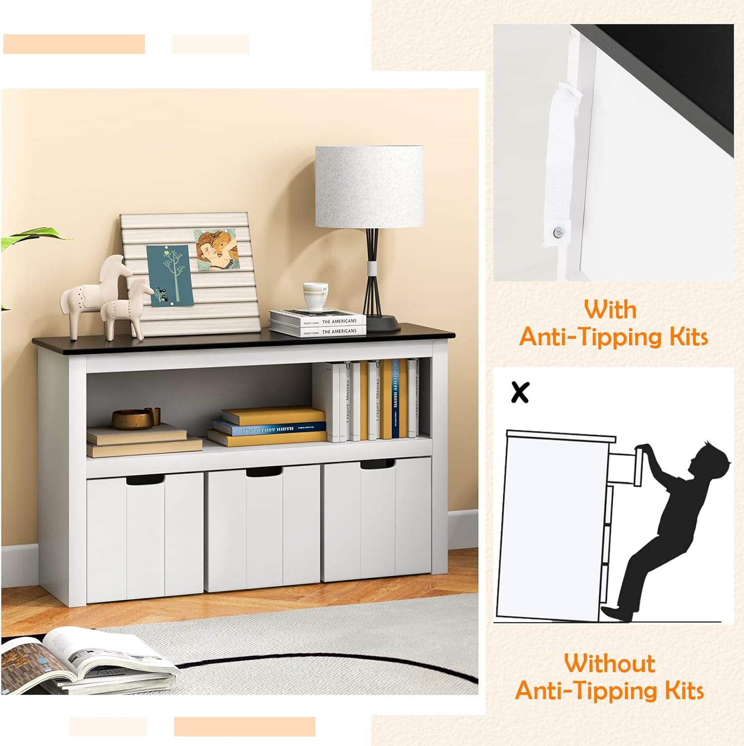 Kids Toy Storage Organizer JZ10126WH