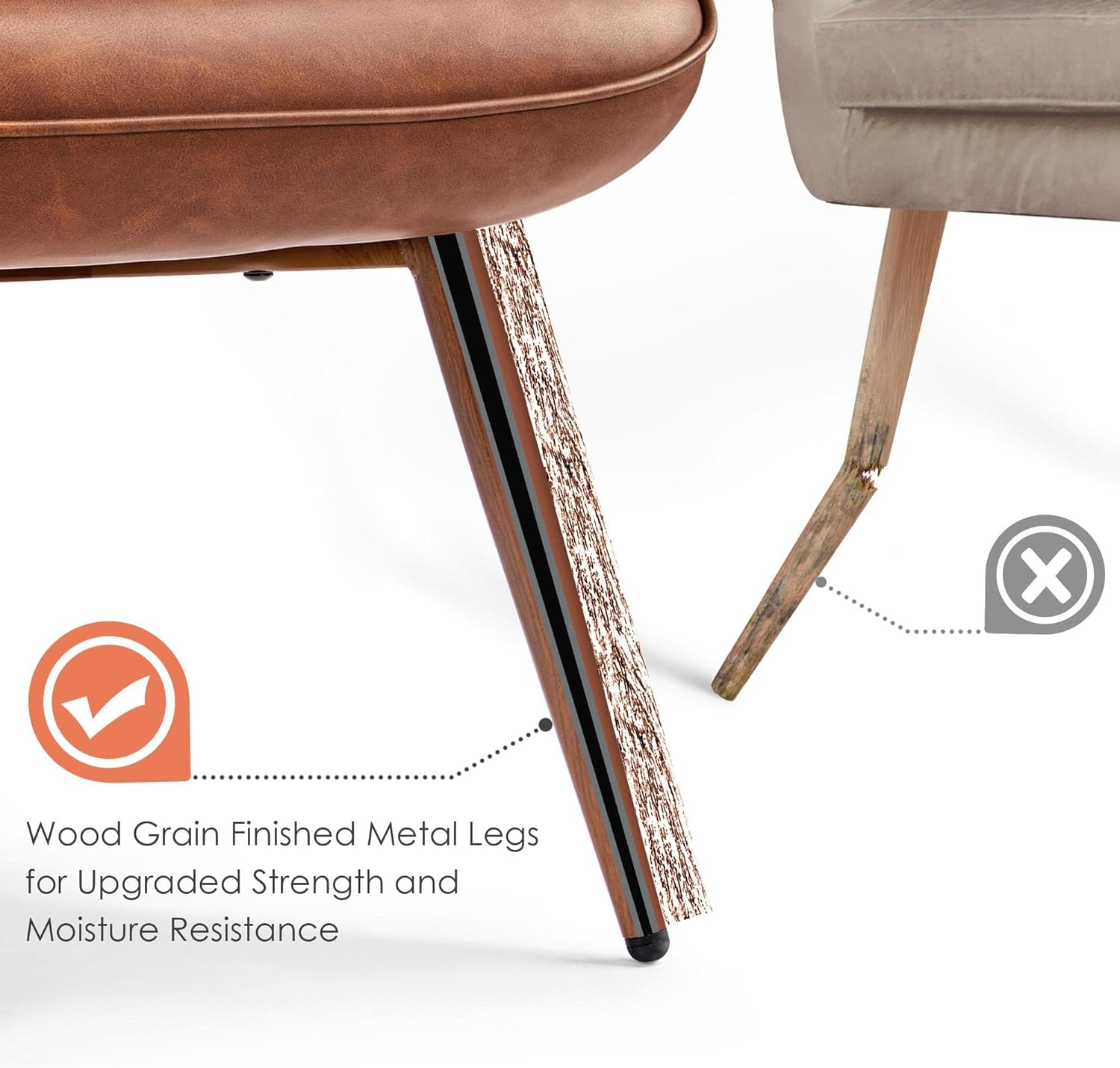 Yaheetech PU Leather Armchair