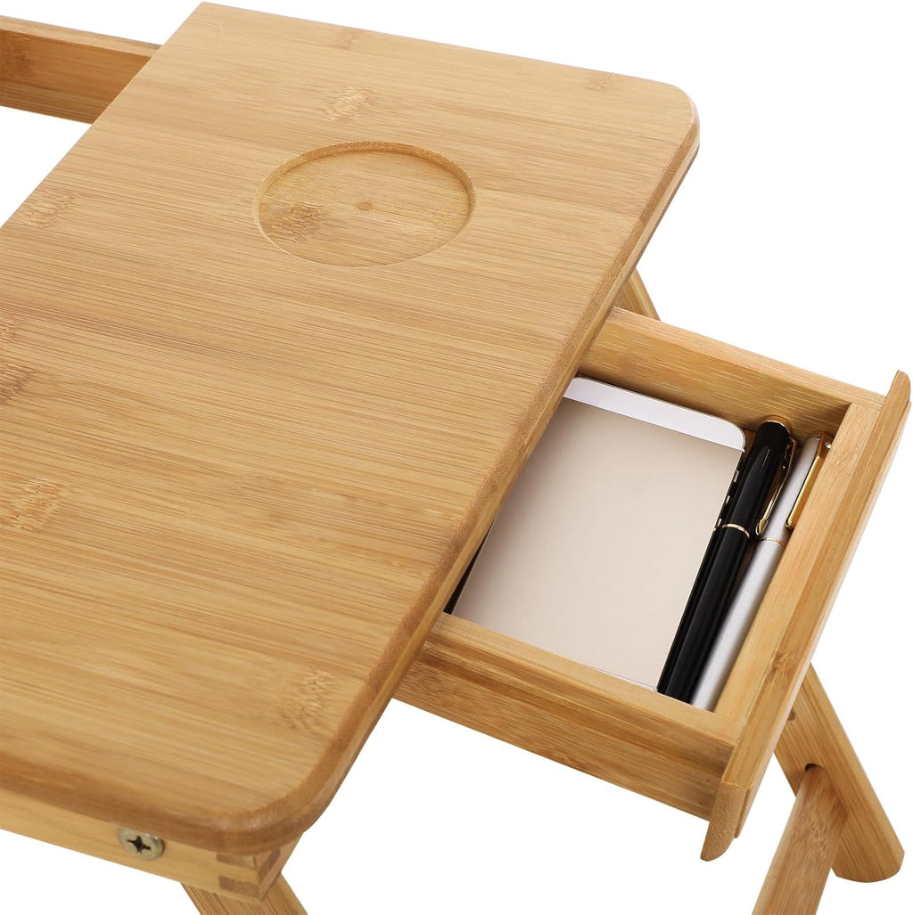SONGMICS Bamboo Laptop Desk LLD002