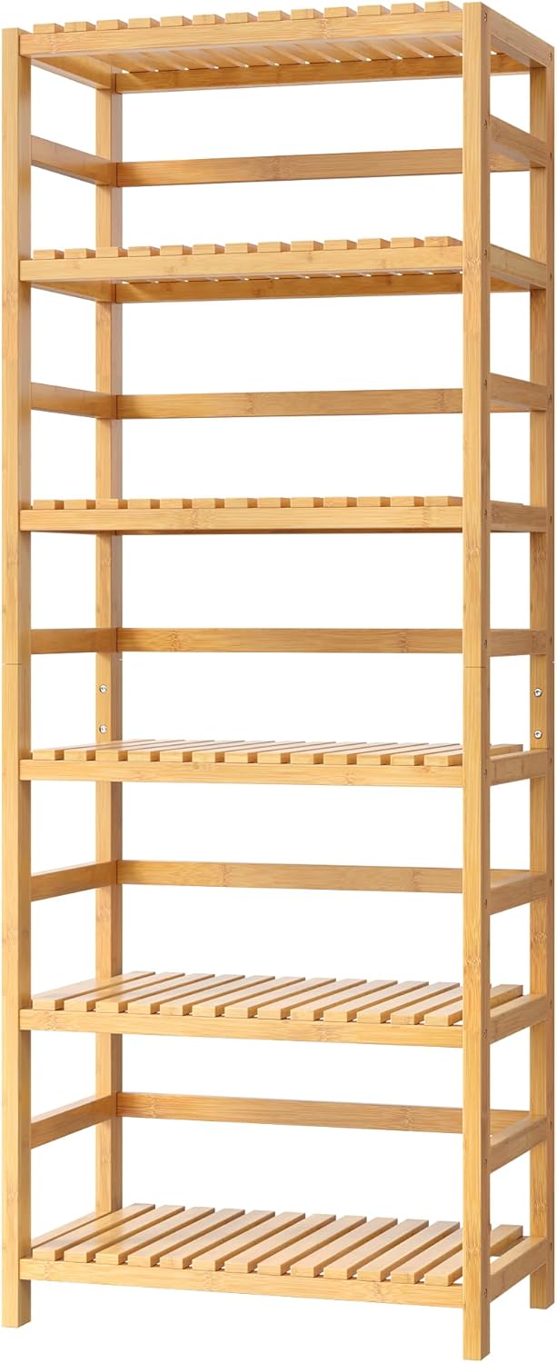 6-Tier Bamboo Shelf