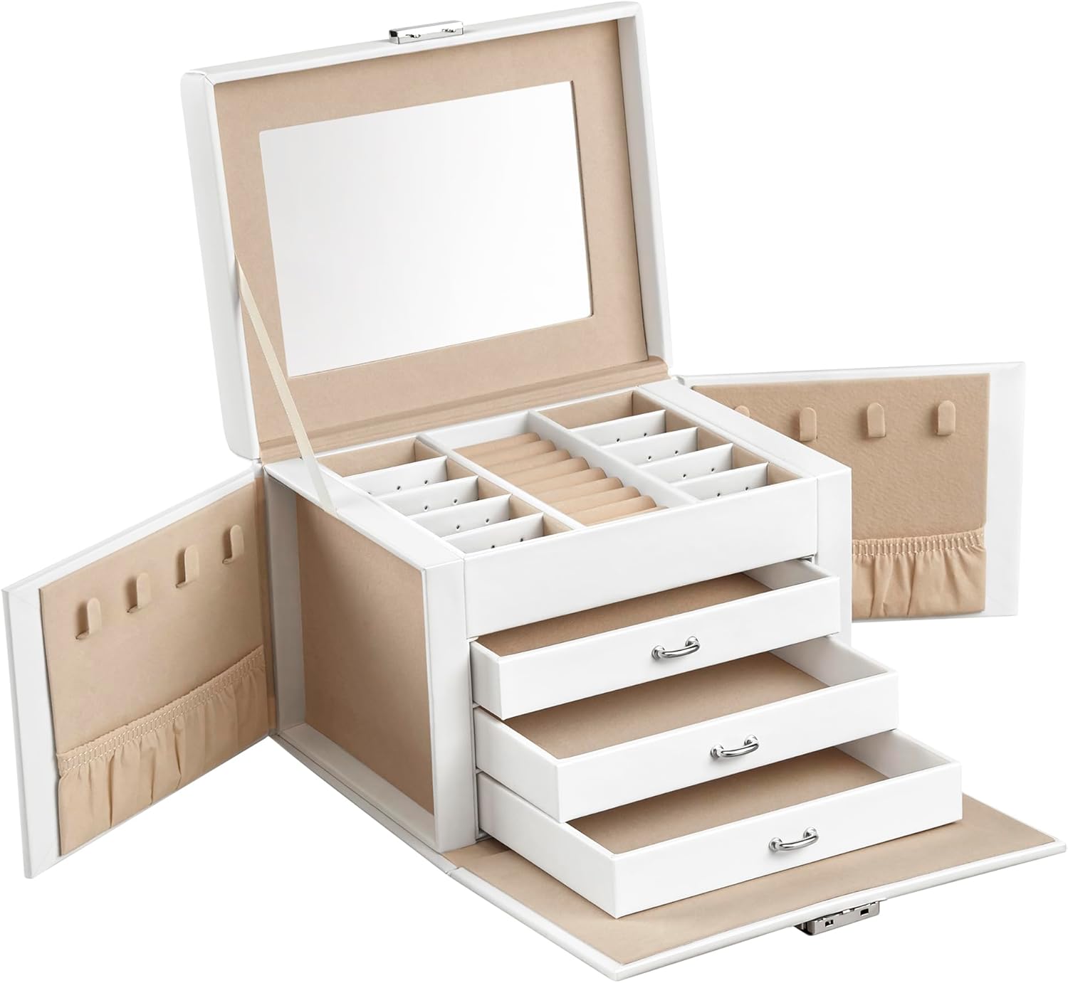 SONGMICS Jewellery Box JBC159W01