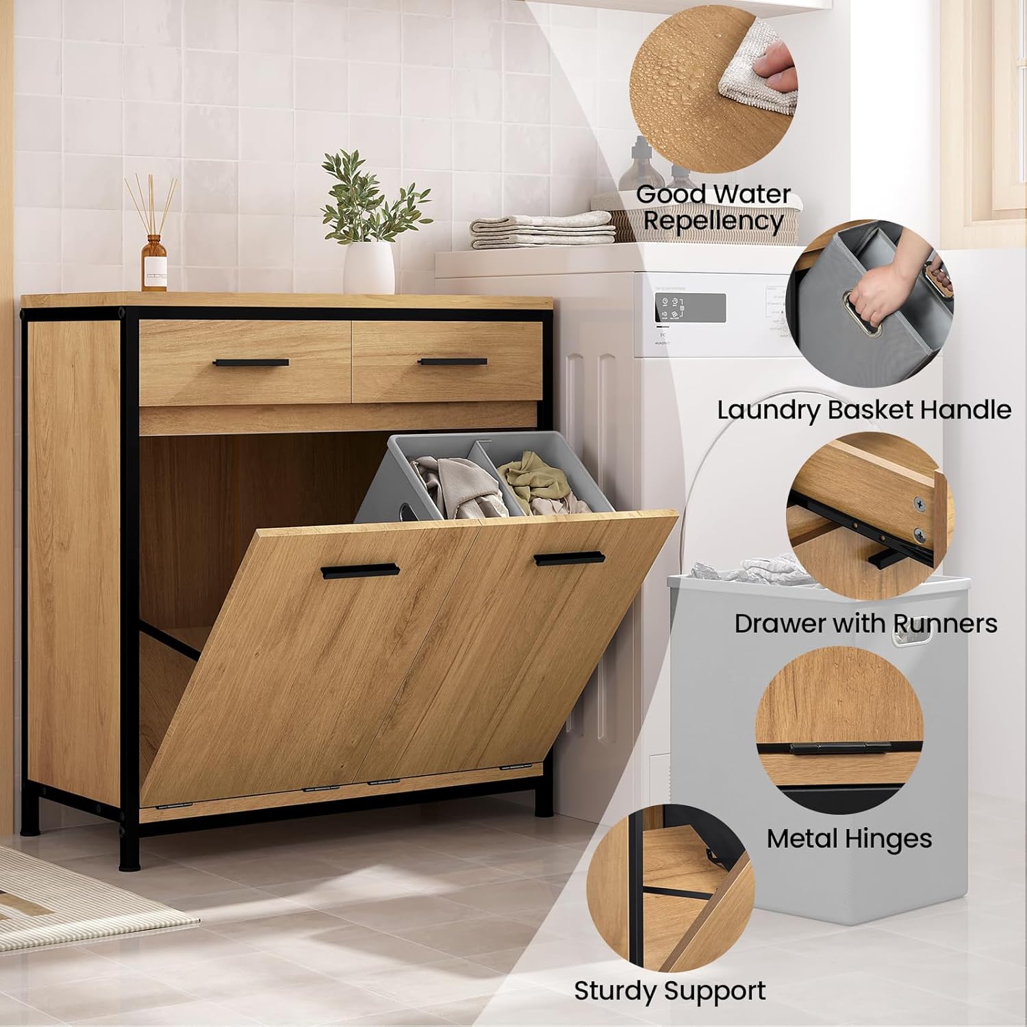 EUGAD Bathroom Cabinet