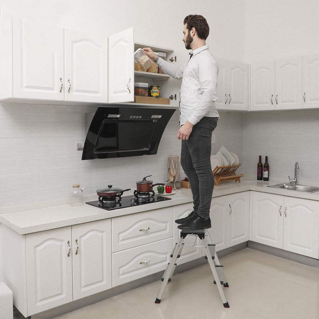 SONGMICS aluminum ladder GLT23K