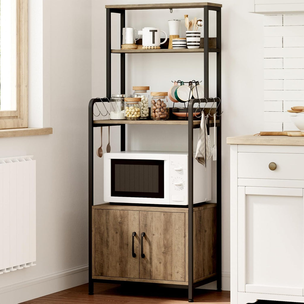 5 Tier Storage Unit with 8 Hooks