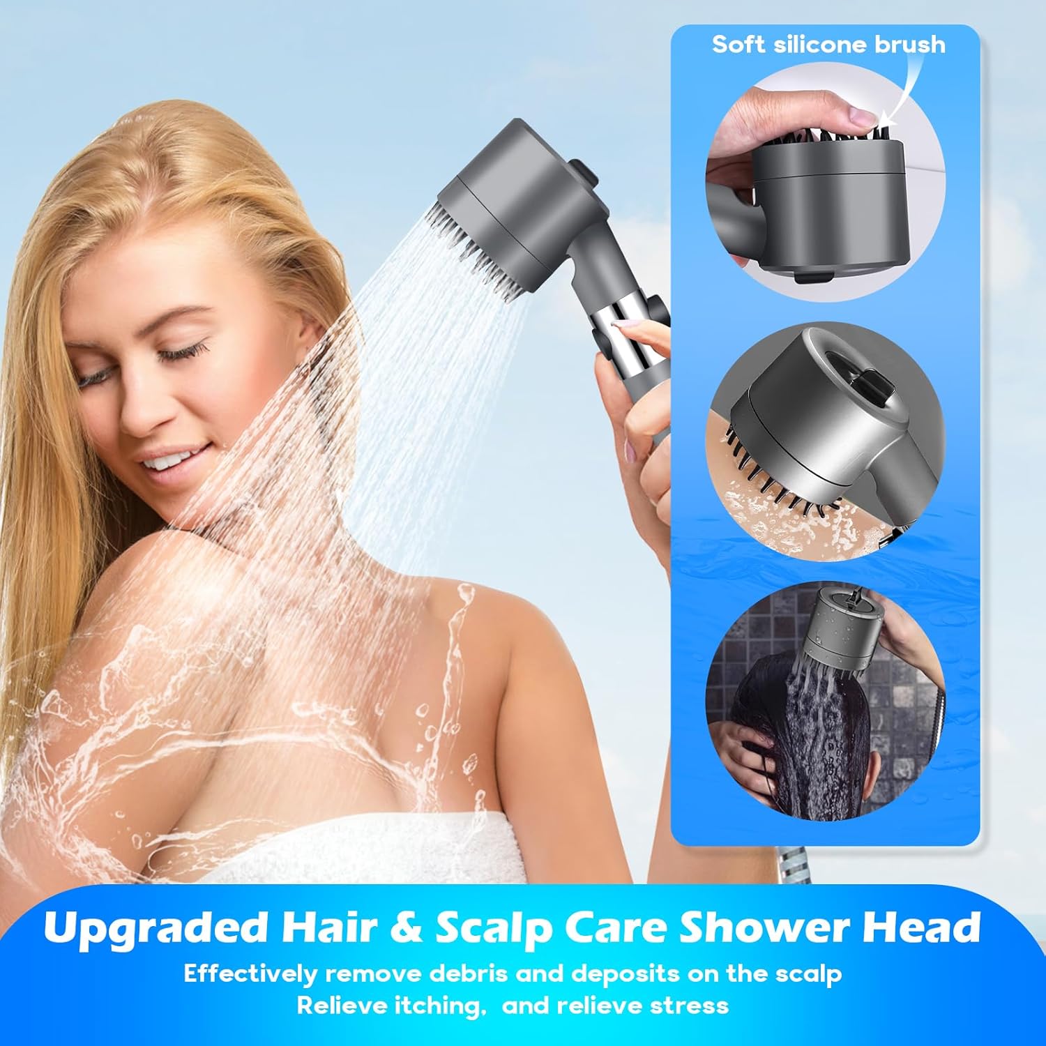High Pressure Shower Head with Filter