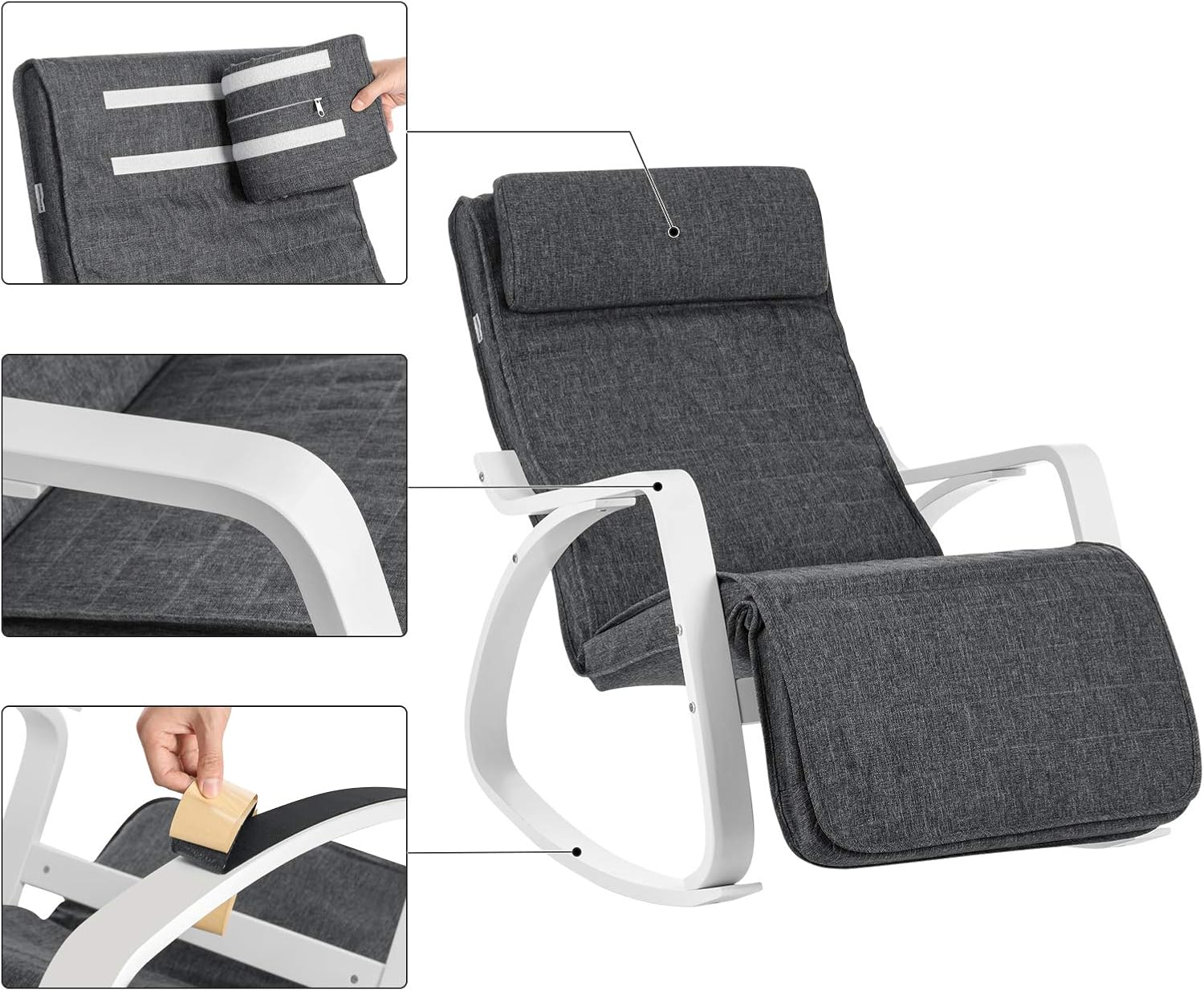 SONGMICS Rocking Chair LYY011G01