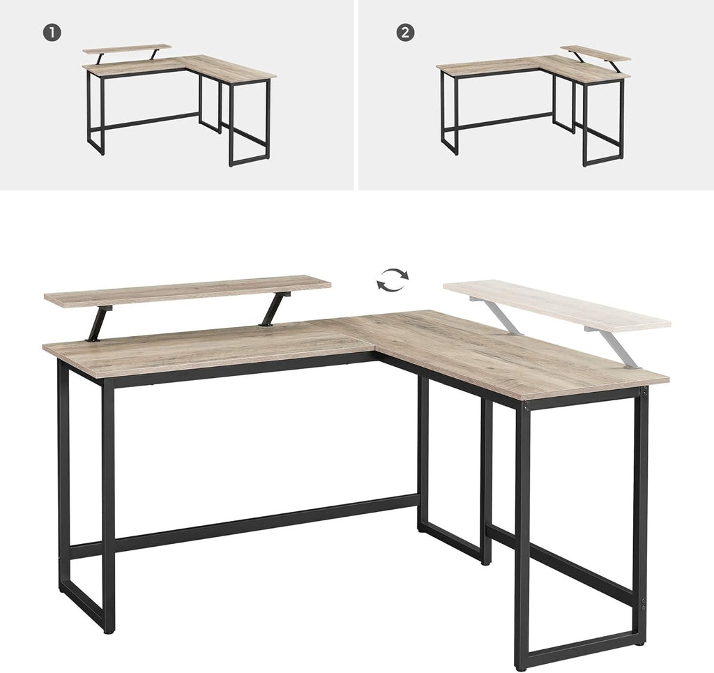 VASAGLE ALINRU Computer Desk LWD056B02
