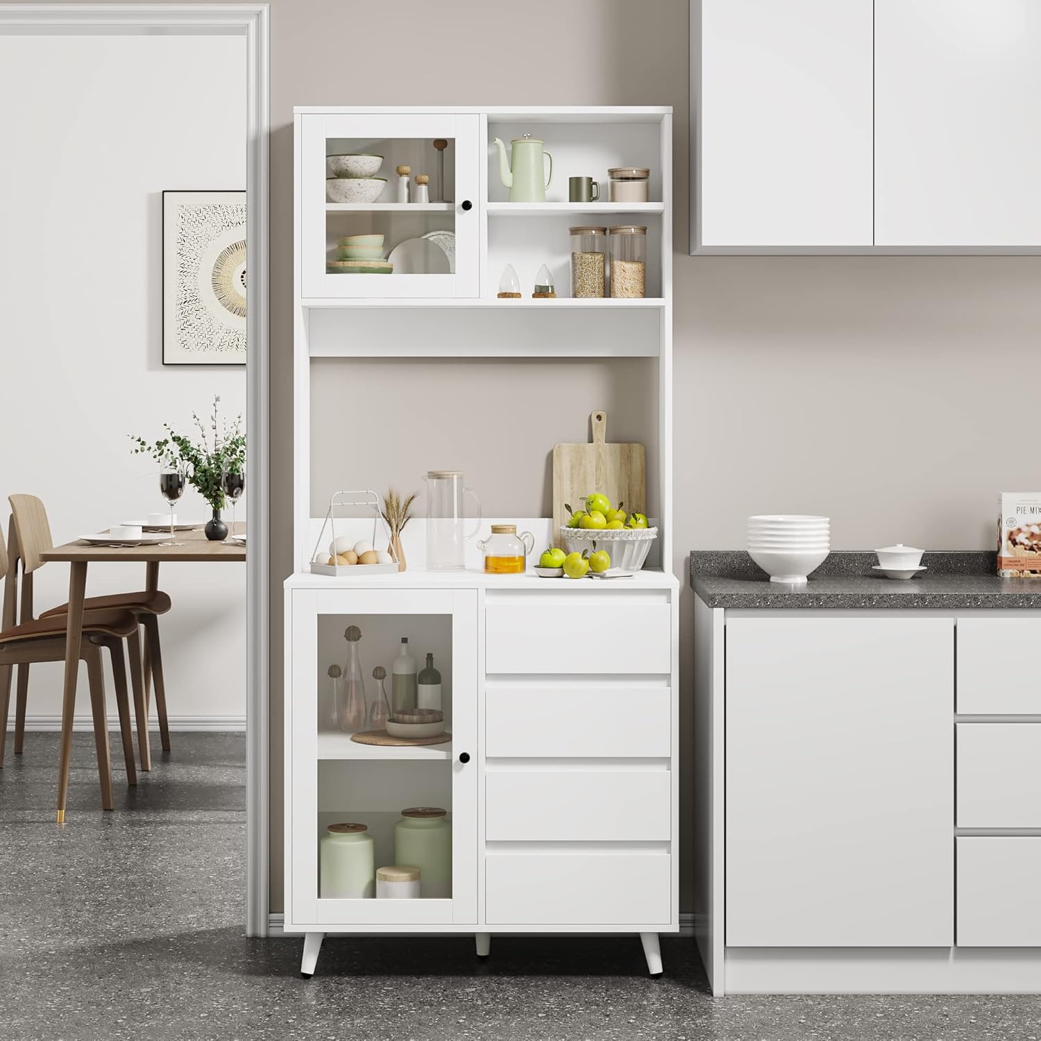Storage Cabinet with Large Countertop