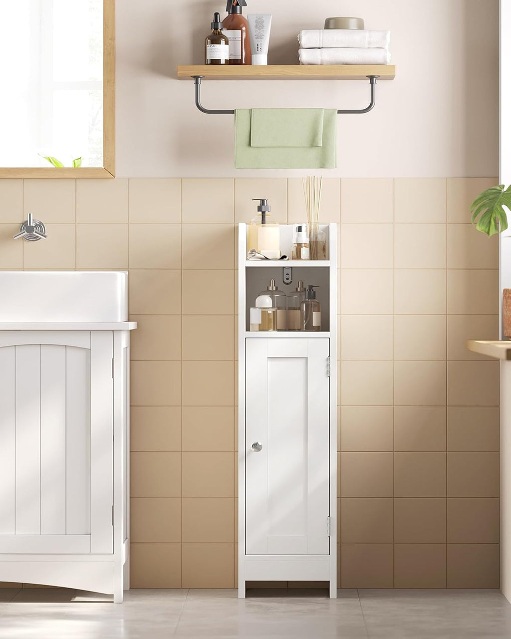 VASAGLE Corner Floor Cabinet BBC310W01