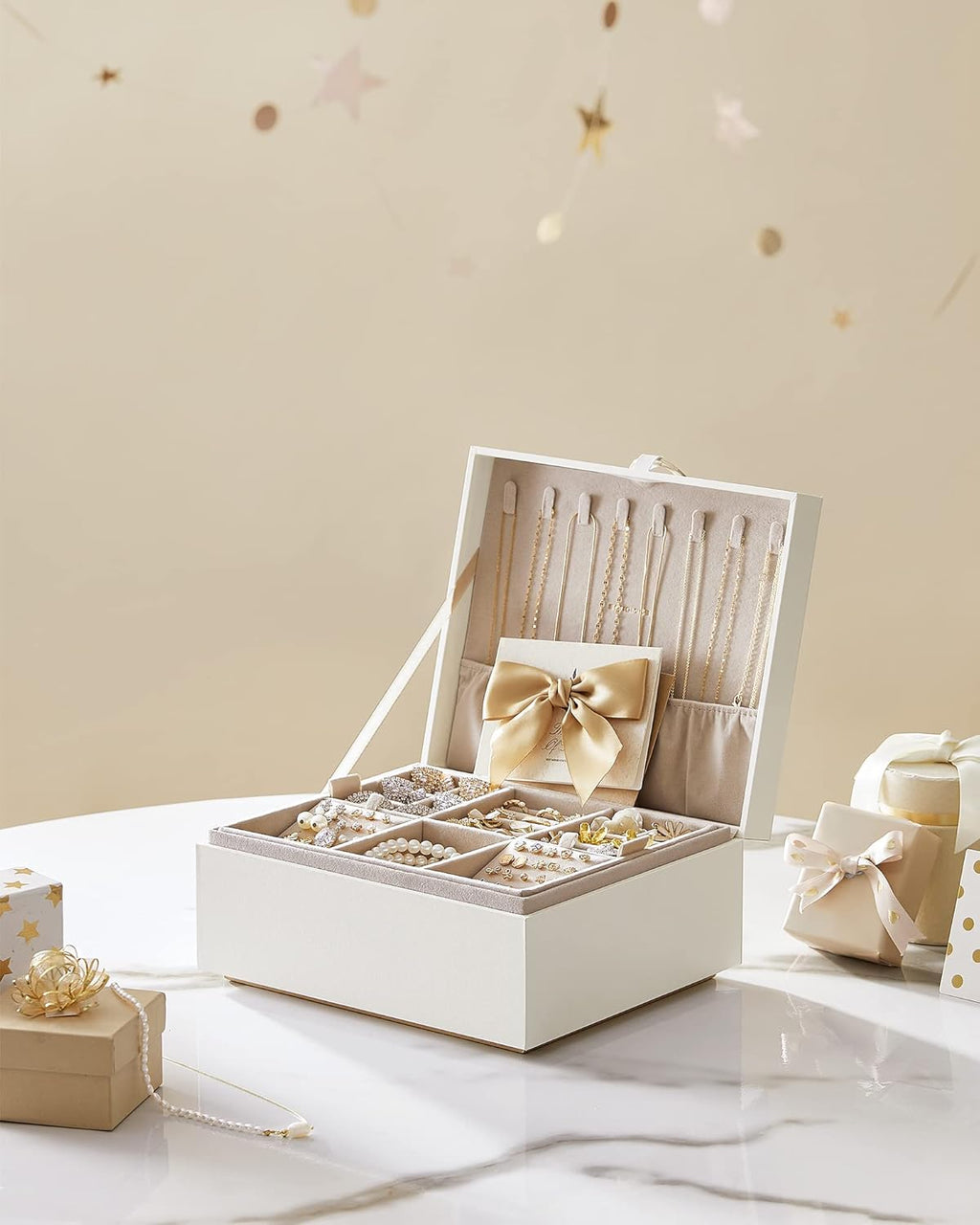 SONGMICS Jewellery Box JBC165w01