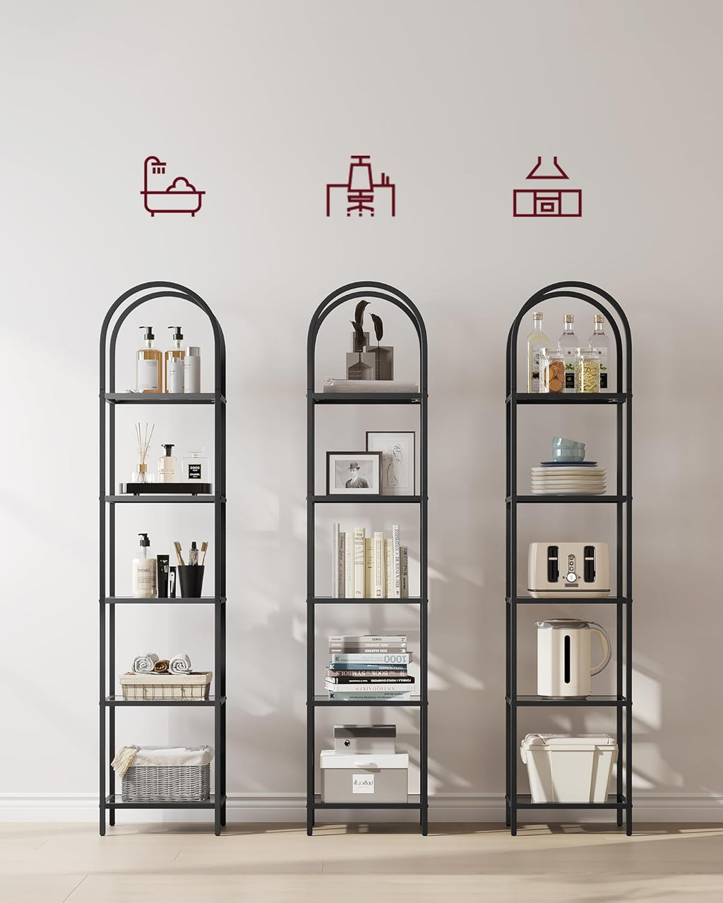 VASAGLE 5-Tier Shelf LGT501G01