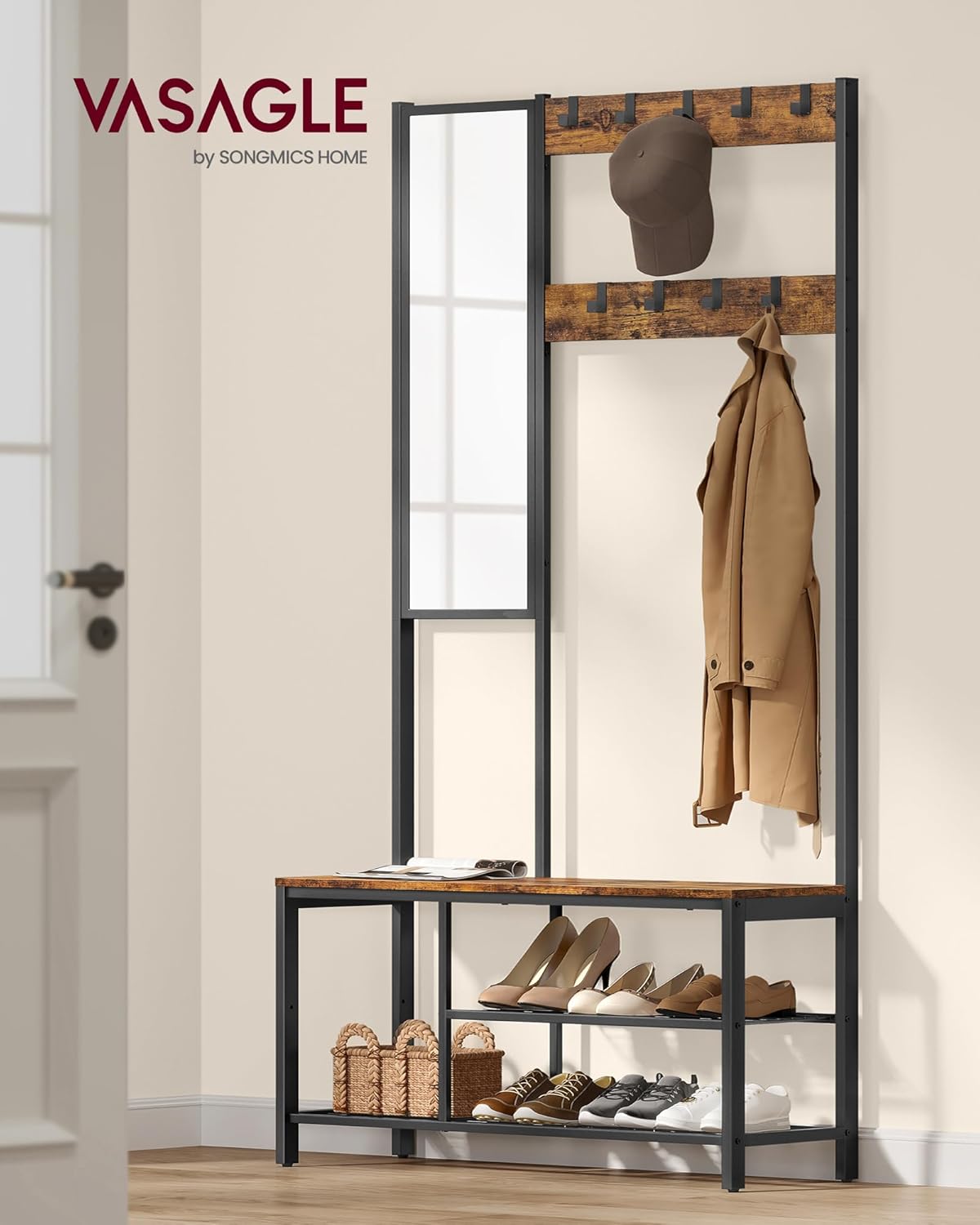 VASAGLE Coat Rack HSR050B01V1