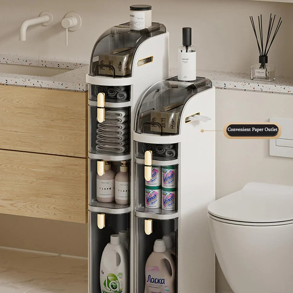 Floor Storage Cabinet Organizer