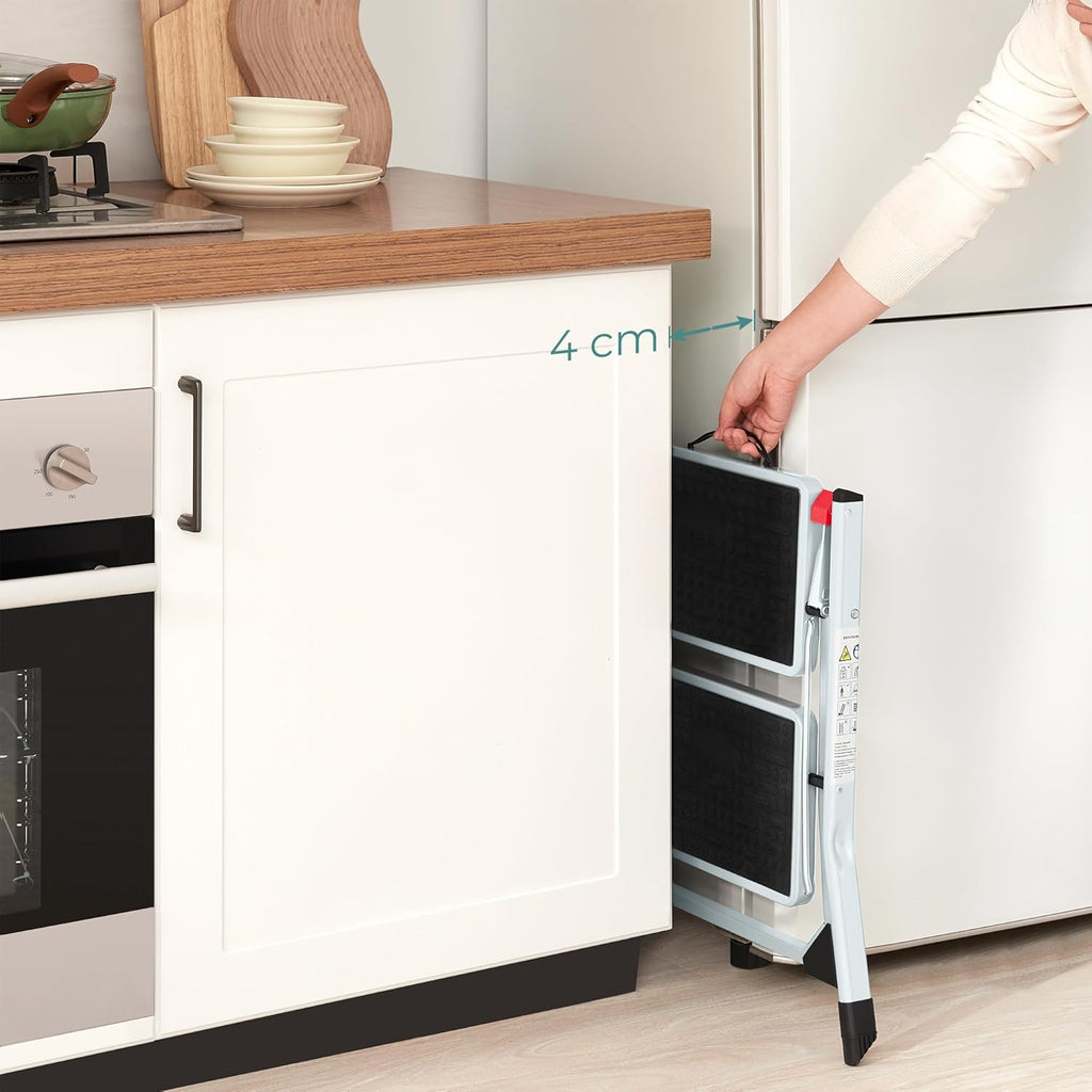 SONGMICS 2 Step Ladder GSL02WT