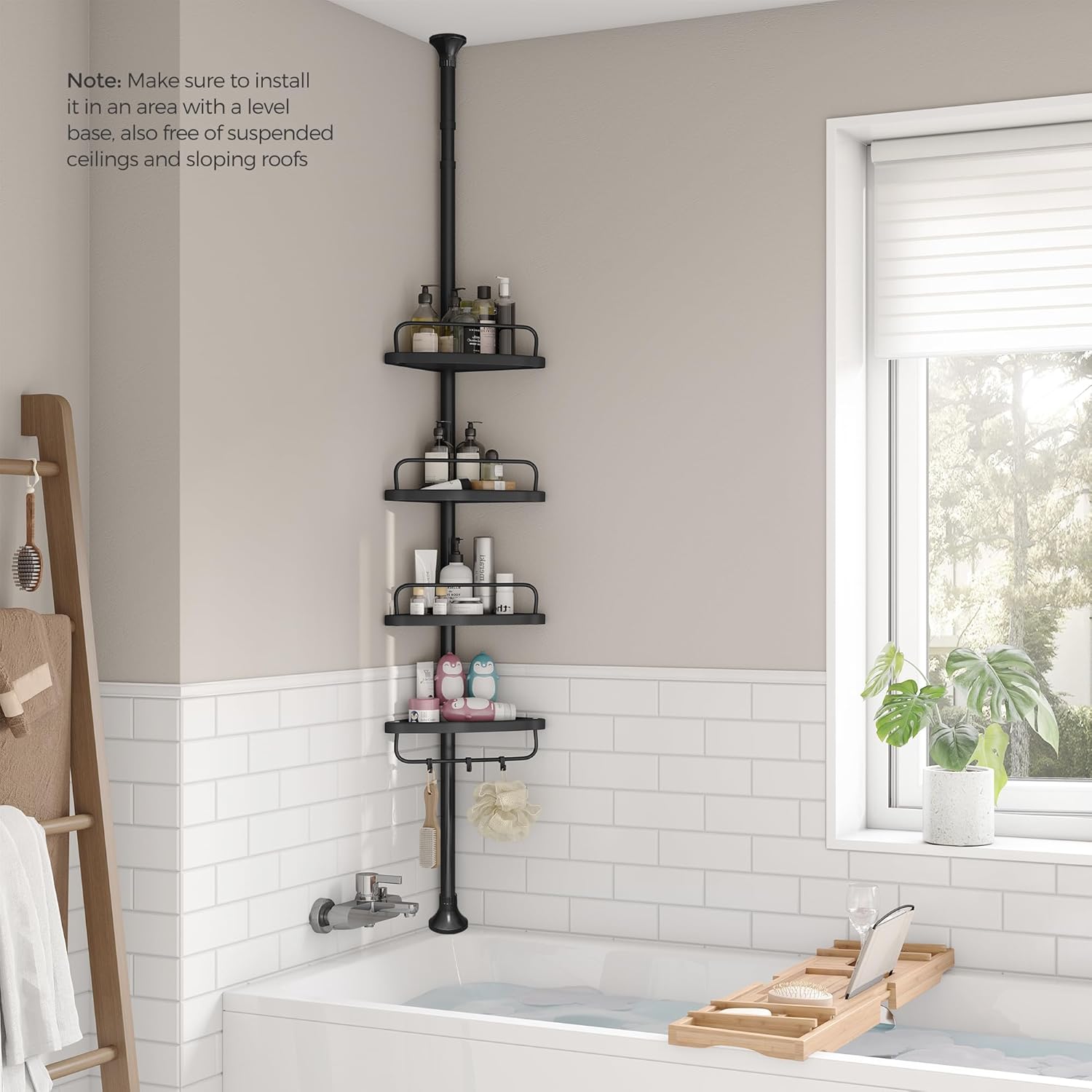 SONGMICS Shower Corner Shelf BCB001B01V1