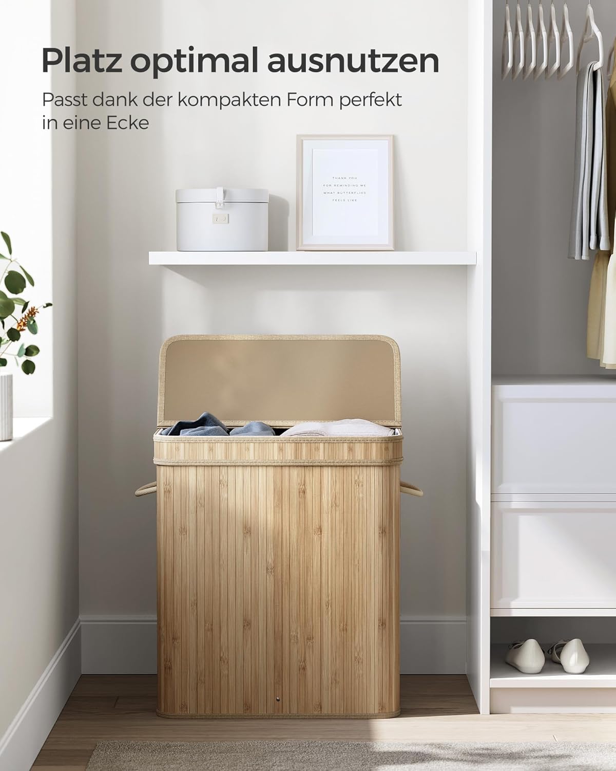 SONGMICS Laundry Basket LCB063N01