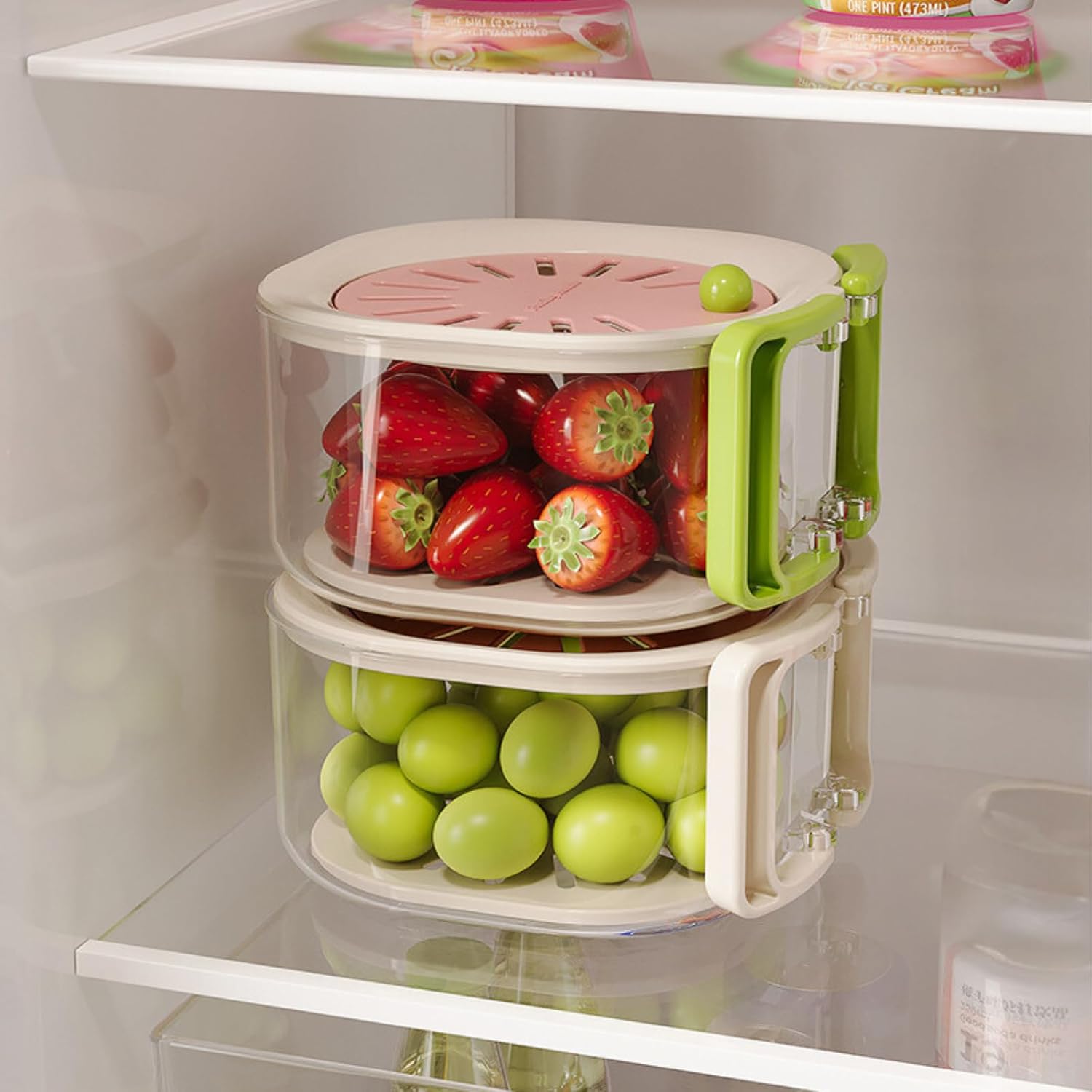 2-in-1 Fruit Strainer Container