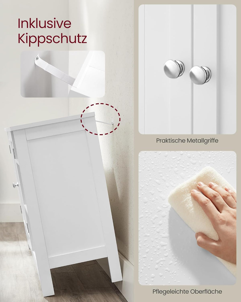 VASAGLE Vanity Unit BBC410P31