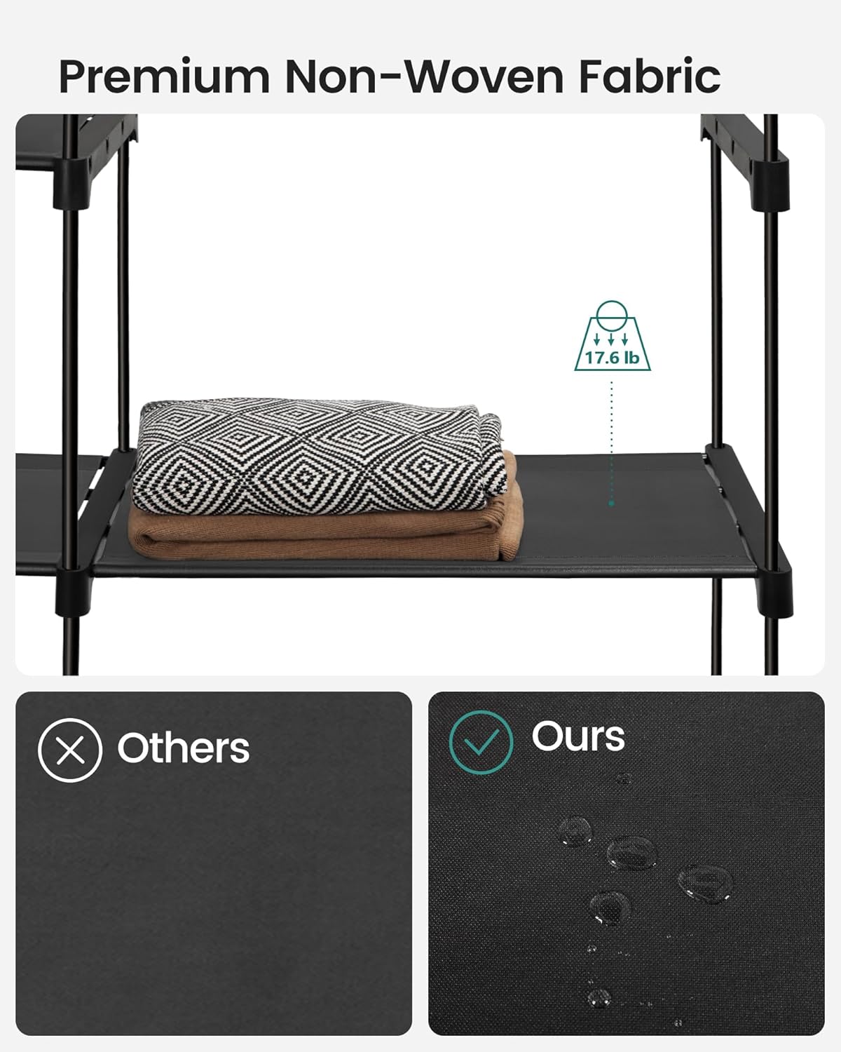 Hzuaneri Portable Closet WH03032BK