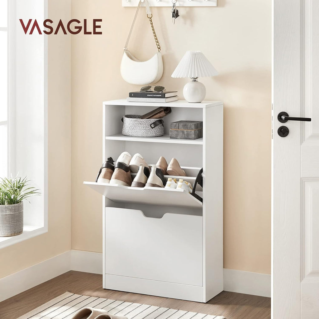 VASAGLE Shoe Cabinet LBC040W01V1