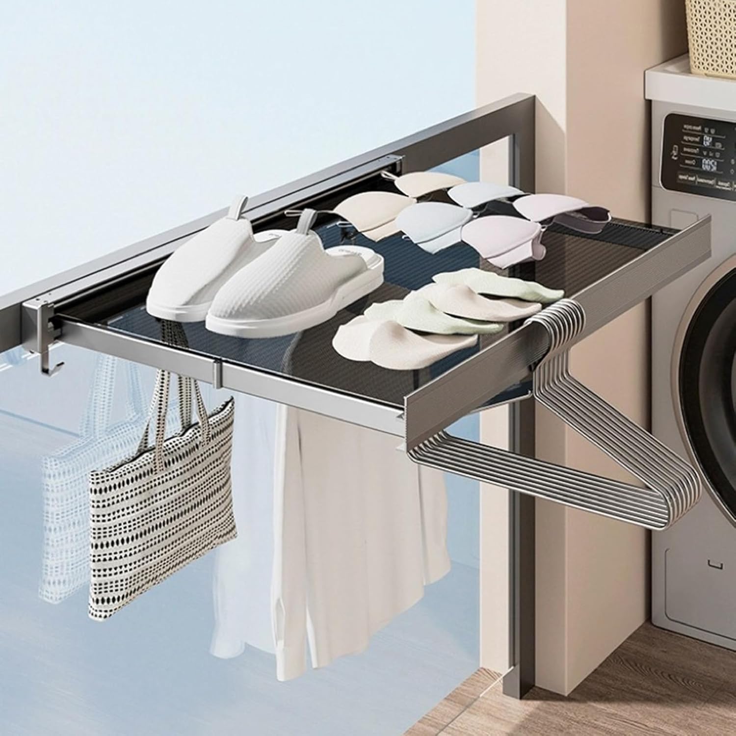 Foldable Clothes Drying Rack