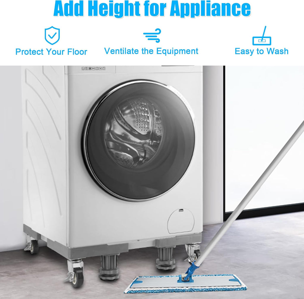 Washing Machine Stand with Wheels