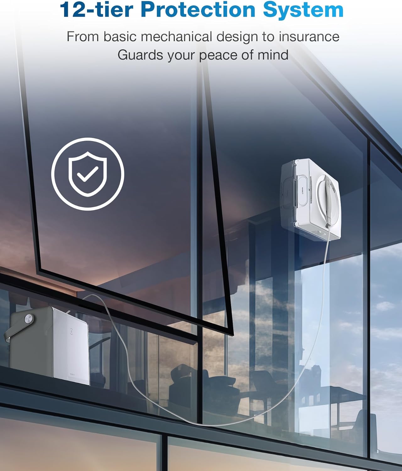 ECOVACS Winbot W2 Omni Portable Window Cleaning Robot