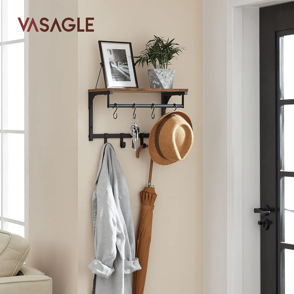 VASAGLE Wall Coat Rack LCR103B01