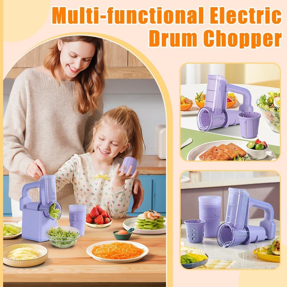 Multifunctional Electric Roller Vegetable Cutter
