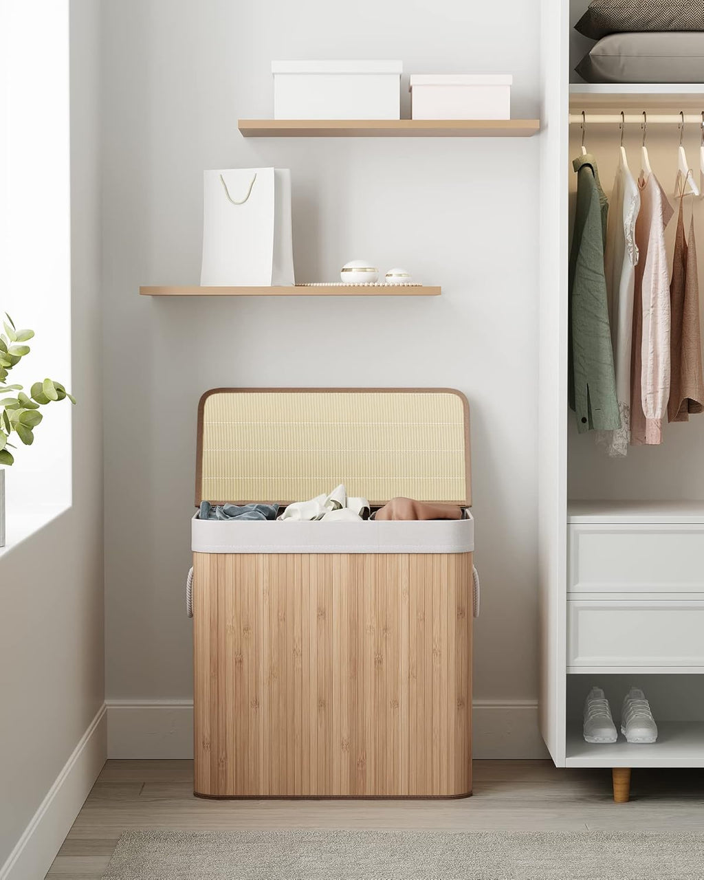 SONGMICS Laundry Basket LCB091N01