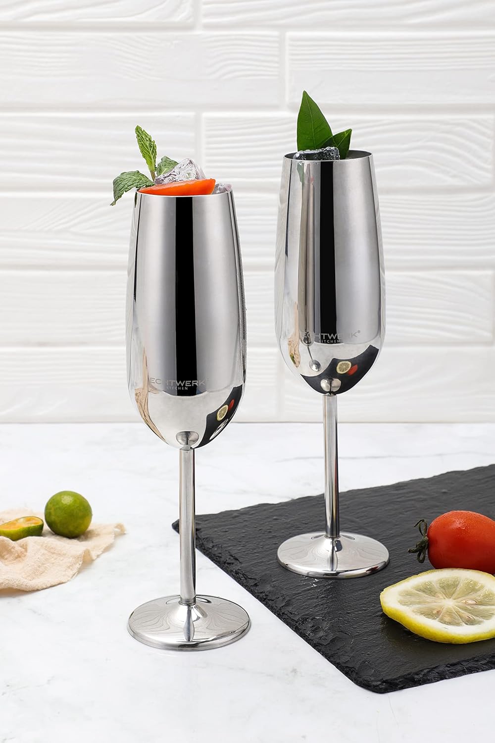 ECHTWERK Set of 2 Champagne Flute Glass