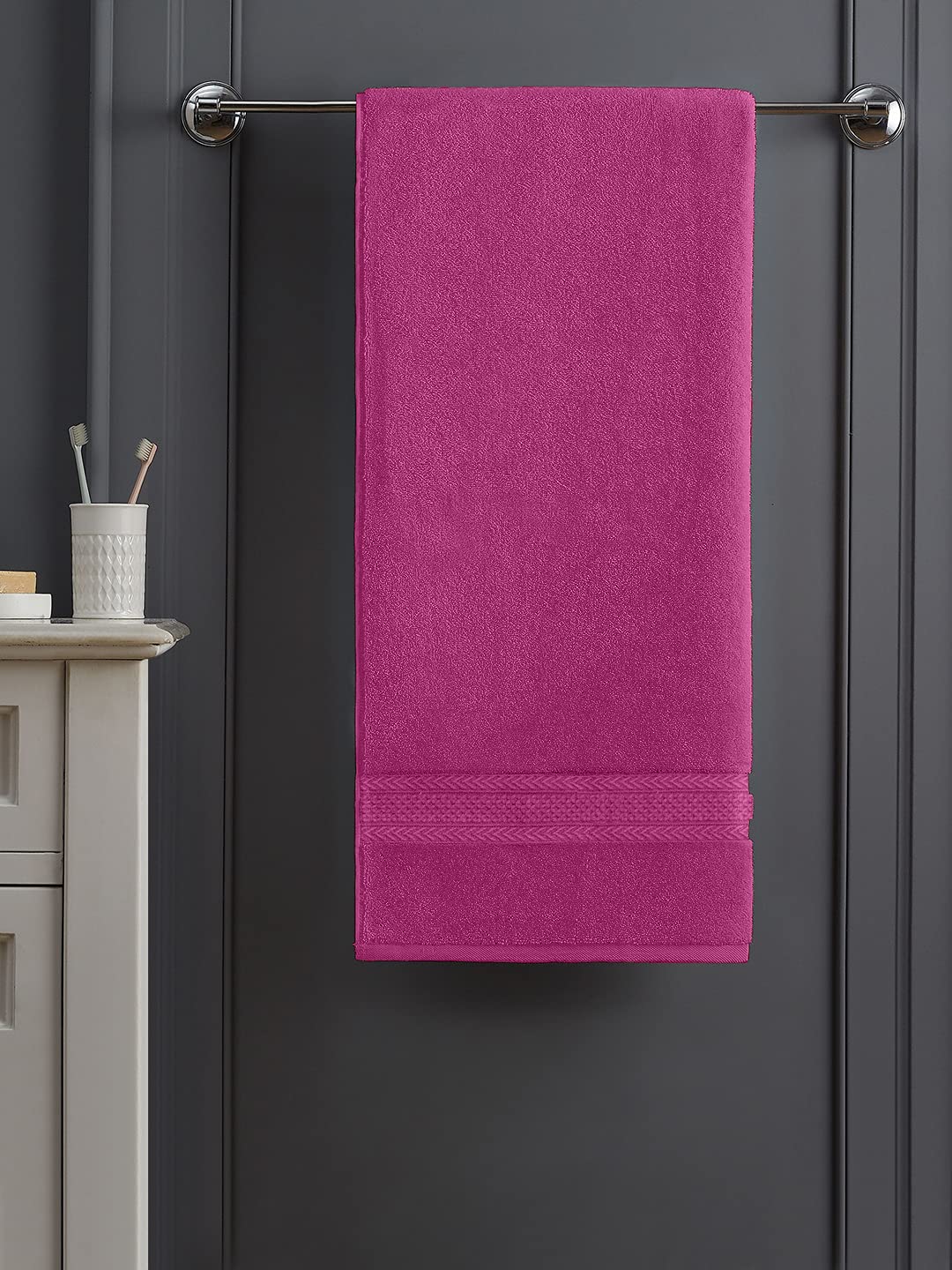 Cotton Pink Bath Towel