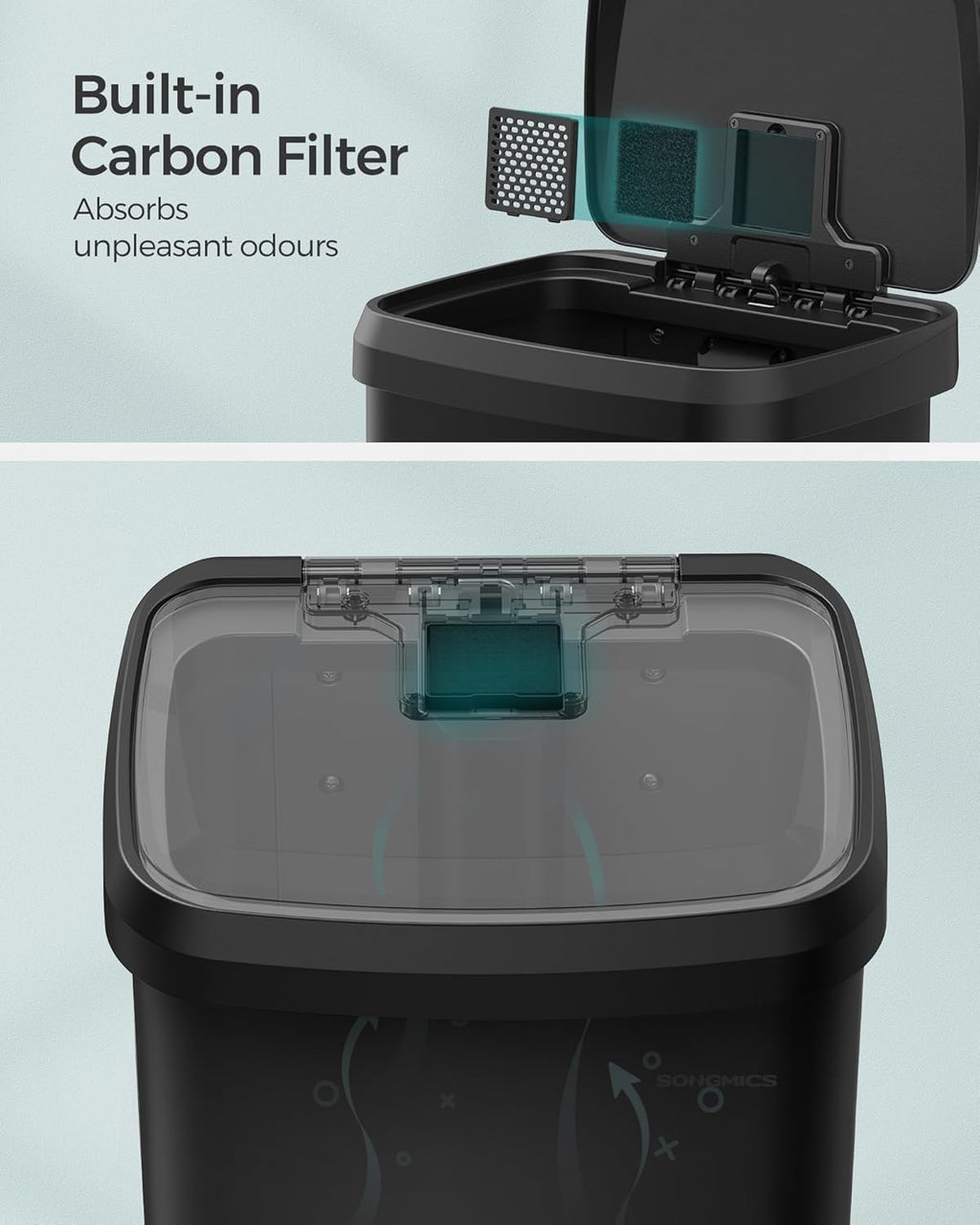 SONGMICS Kitchen Bin LTB530B5002