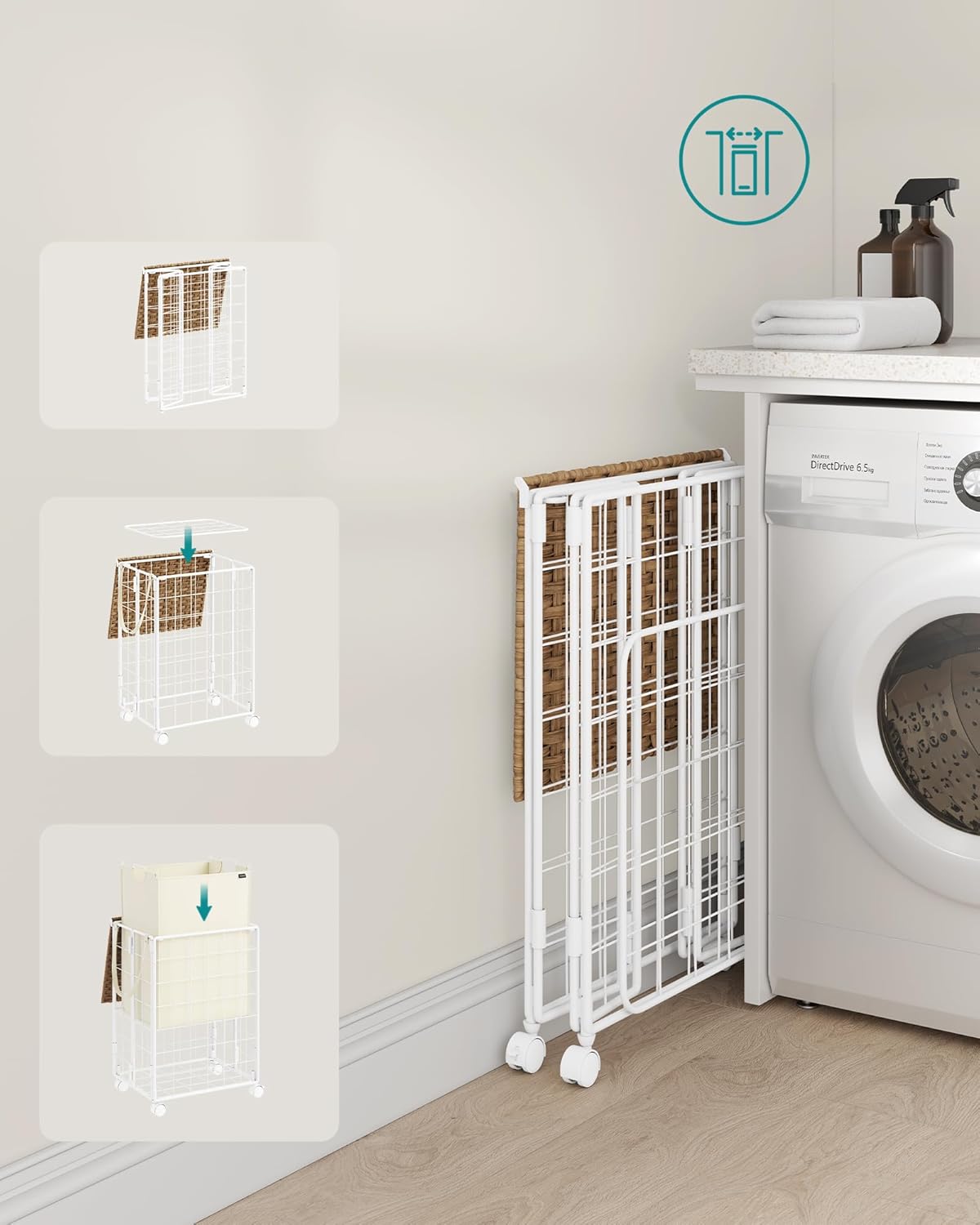 Songmics Laundry Basket LCB290N01