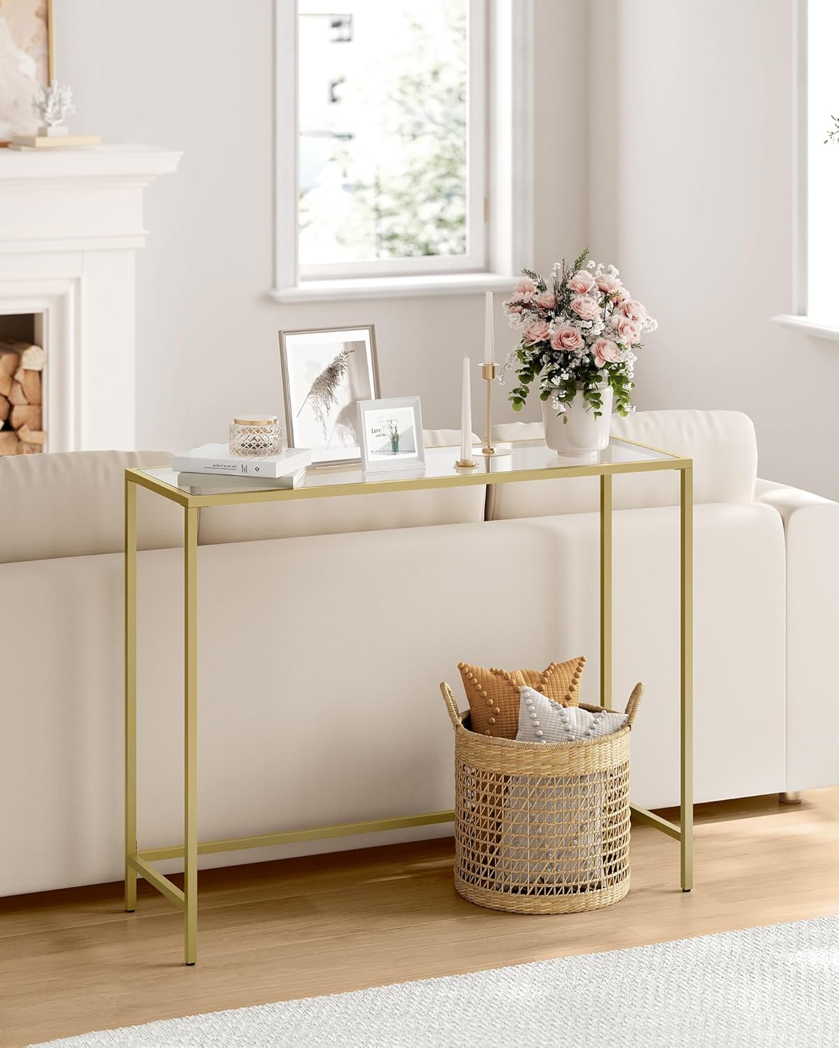 VASAGLE Console Table LGT26G