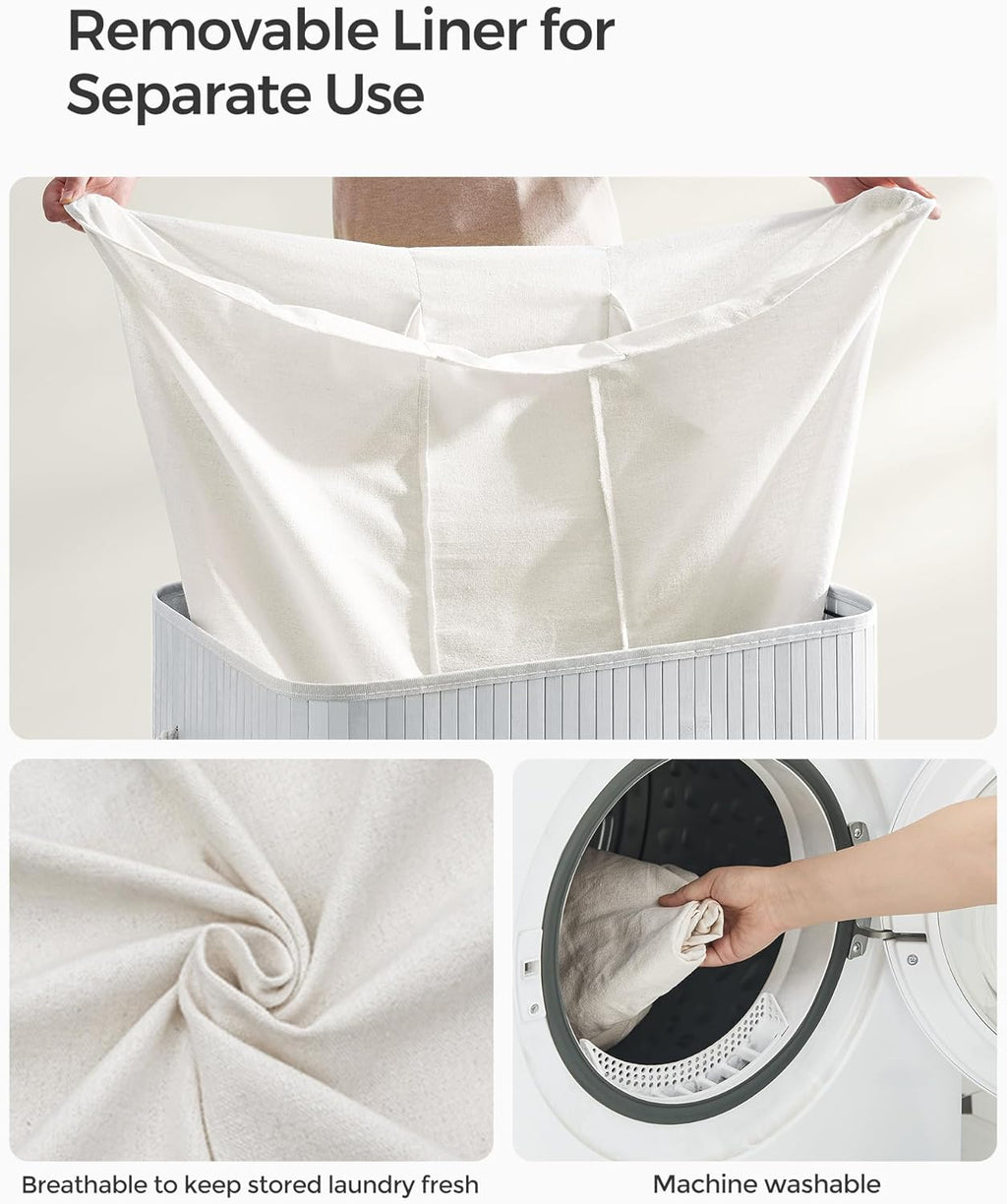 SONGMICS Laundry Hamper Basket LCB091G01