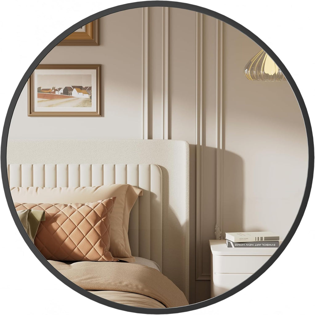 SONGMICS Round Mirror LWM104B01