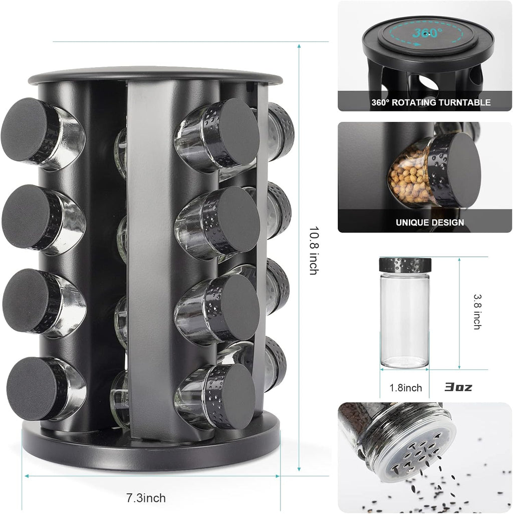 GeBe Rotating Spice Rack Organizer