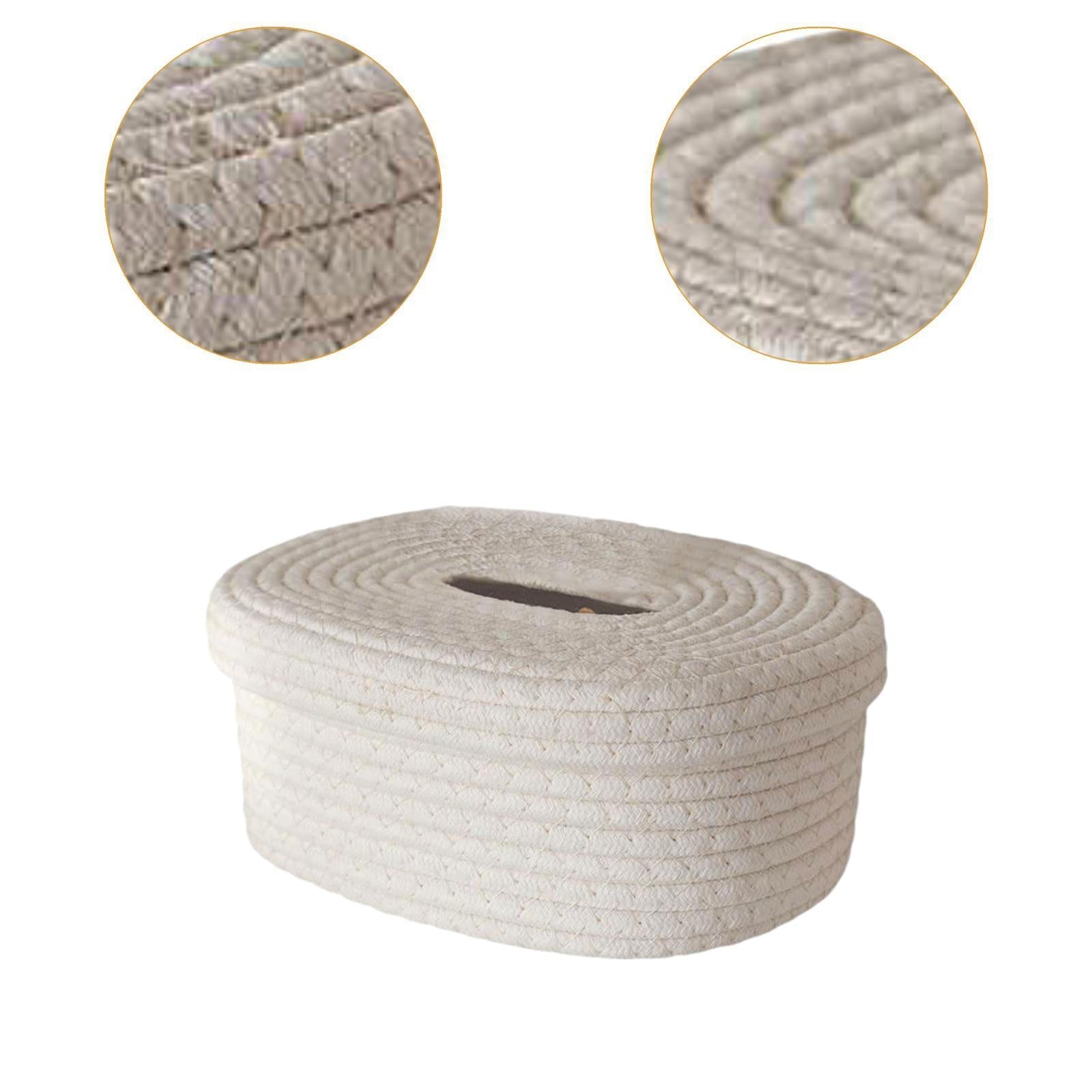 cotton rope woven storage basket