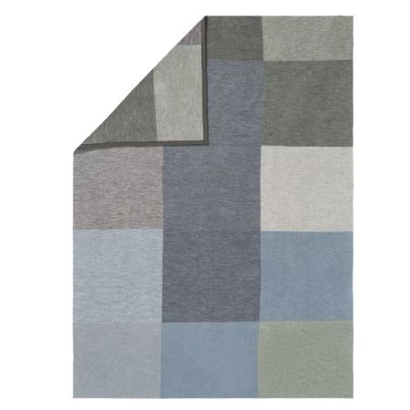 Livarno Premium Throw Plaid Check Blue