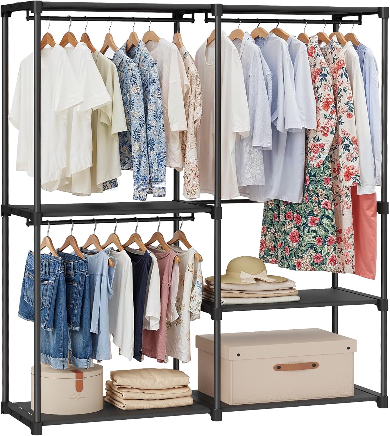 SONGMICS Portable Closet Organizer RYG025B02