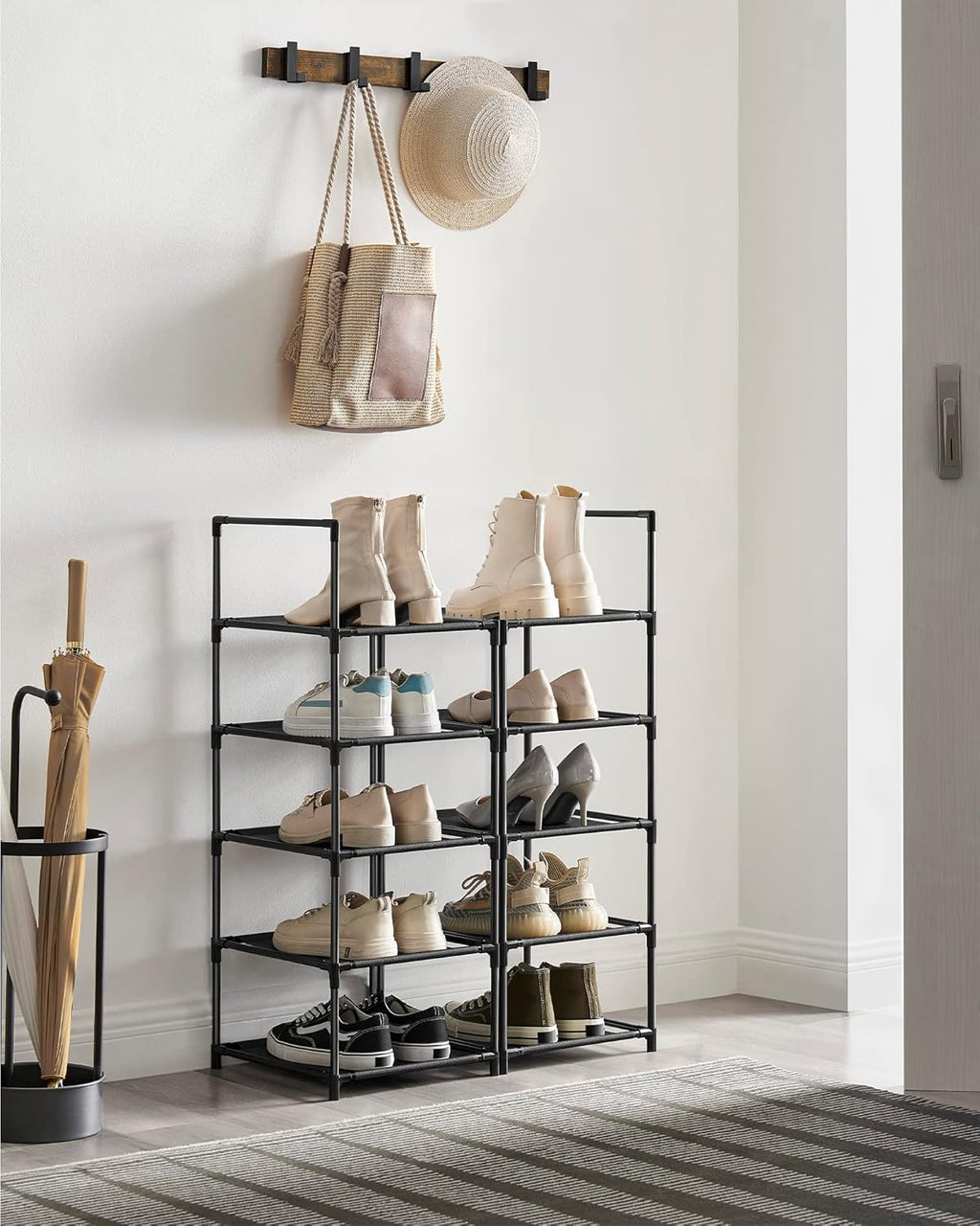 SONGMICS 10-Tier Shoe Rack LSR110B02