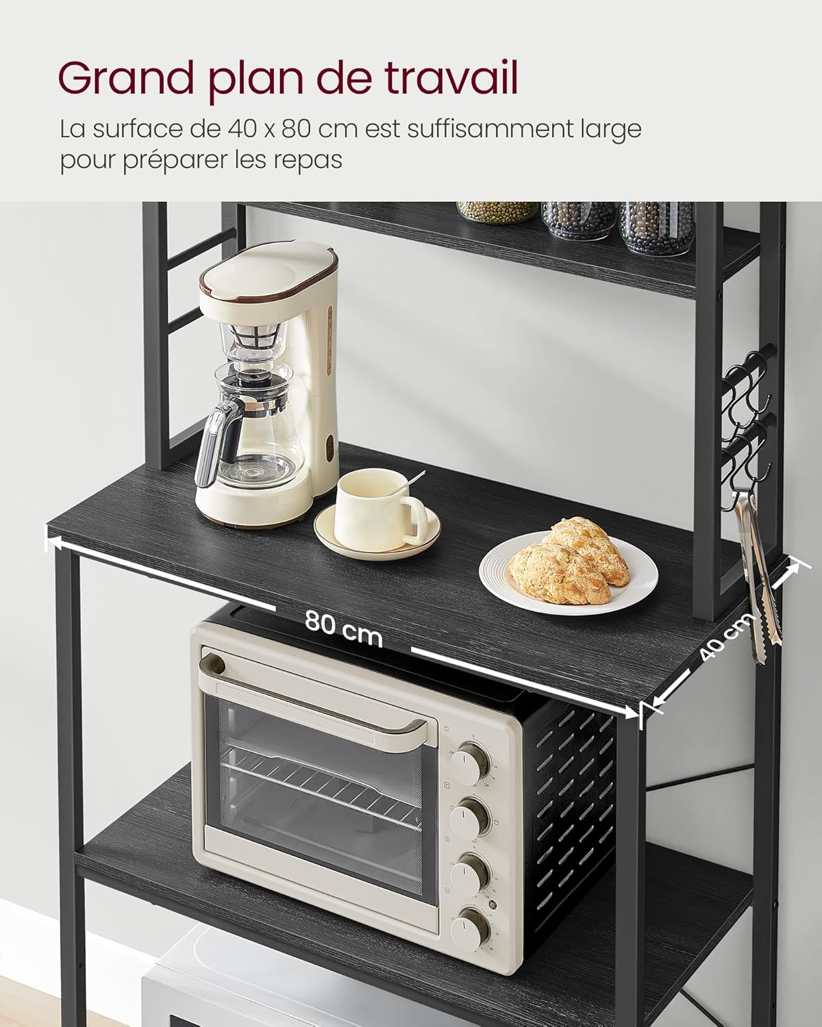 VASAGLE Kitchen Shelf KKS019B22