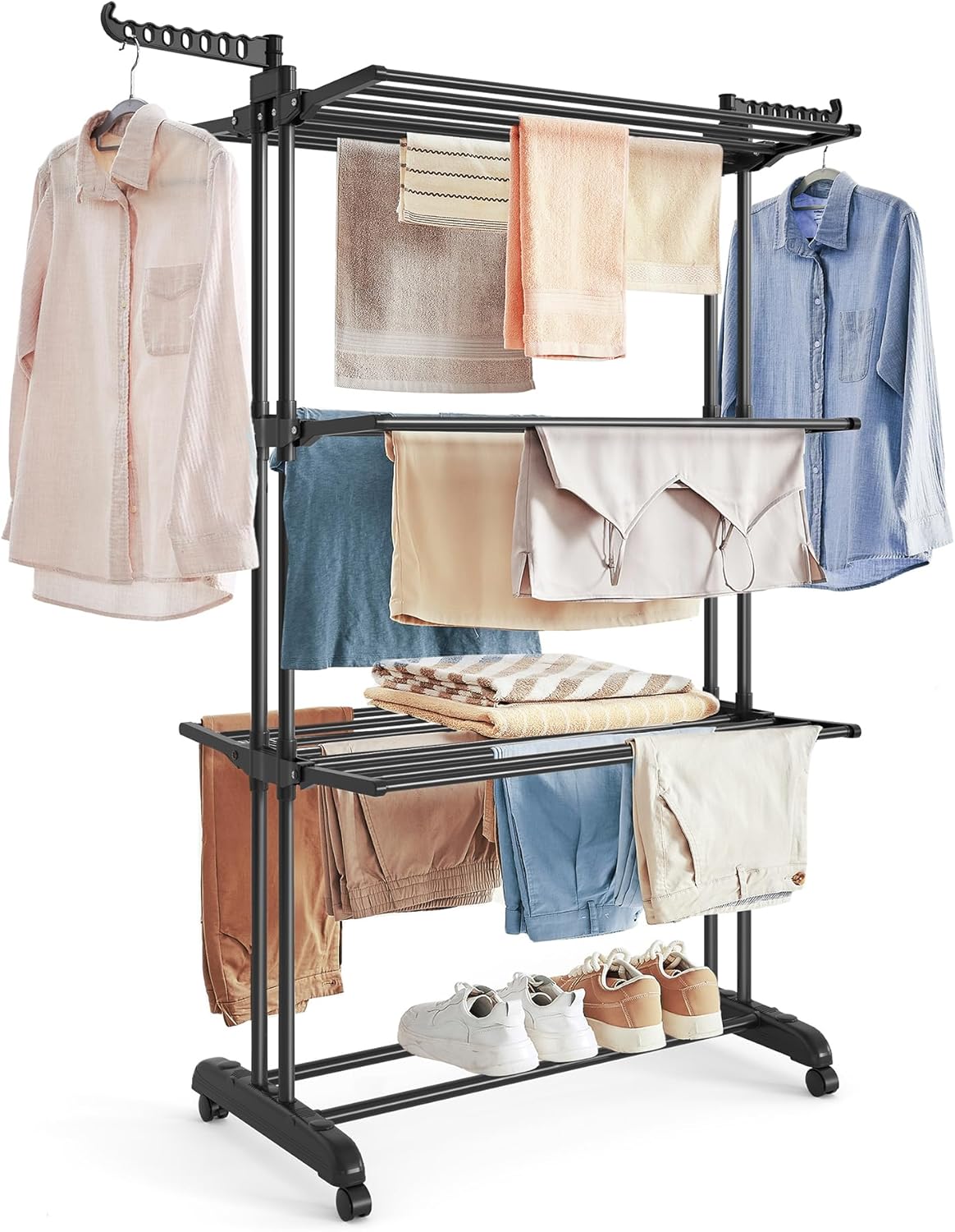 SONGMICS Clothes Drying Rack LLR701B01