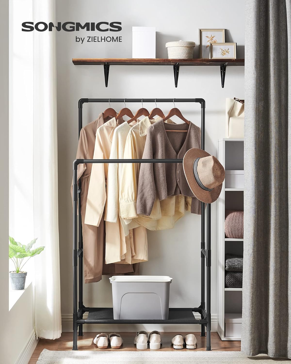 SONGMICS Clothes Rail RDR001B02