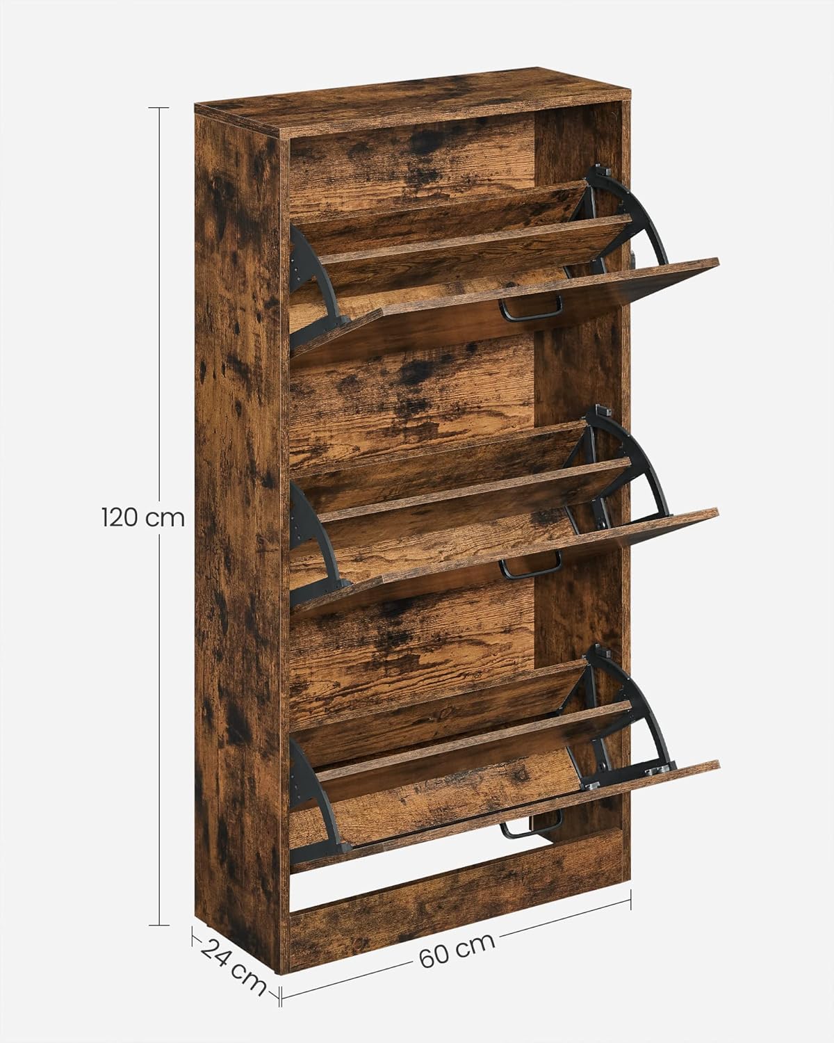 VASAGLE 3 Compartment Cabinet