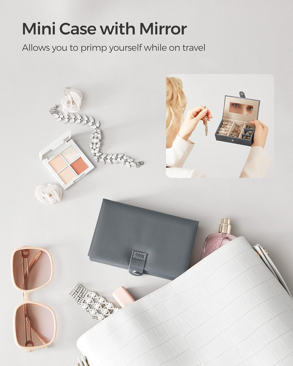 SONGMICS Jewellery Box JBC121G01