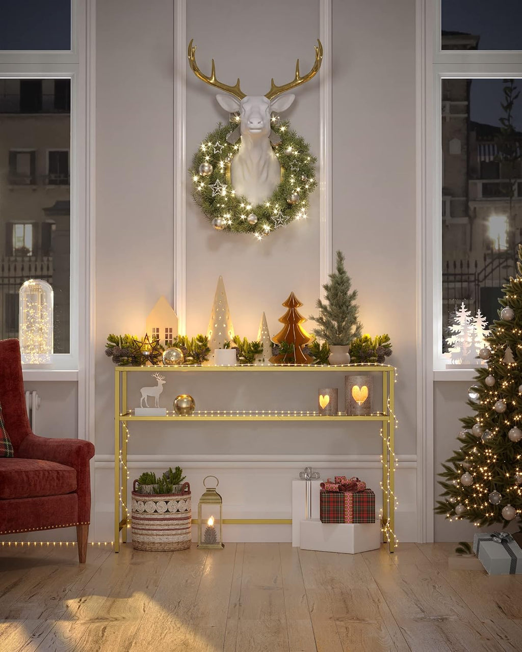 VASAGLE Console Sofa Table LGT045A61