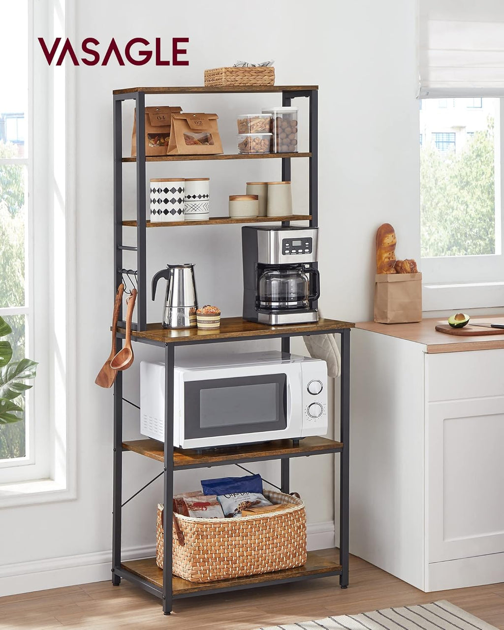 VASAGLE Kitchen Storage Rack KKS024B01